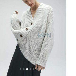 ザラ(ZARA)のZARA　限定　ニット　グレー　リミテッド　limitededition　羽織り(カーディガン)