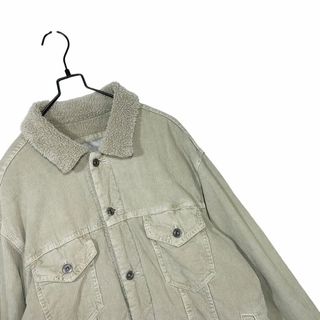 ザラ(ZARA)の古着 Y2K 褪せ感 コーデュロイ トラッカージャケット 裏ボア グランジ(その他)