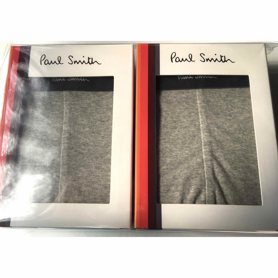 Paul Smith(ポールスミス)の【ポールスミス/Paul Smith】ショートボクサーパンツ・LL・グレー×2枚 メンズのアンダーウェア(ボクサーパンツ)の商品写真