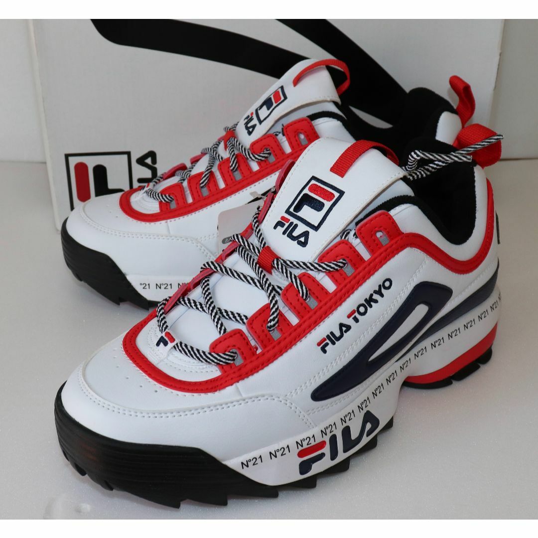 スニーカー新品 N°21 FILA ヌメロヴェントゥーノ スニーカー 26cm 1025