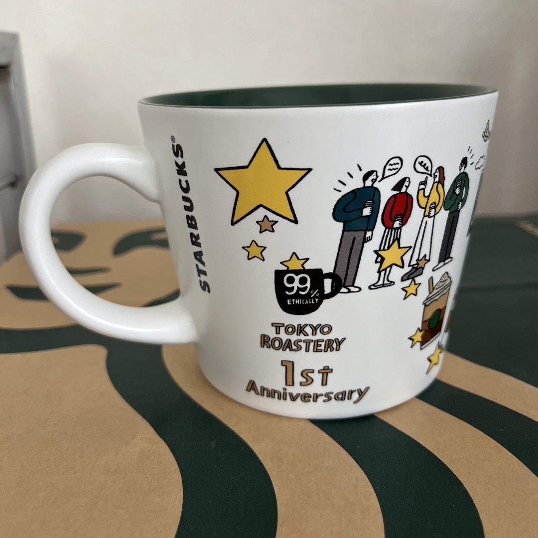 スタバ新品★スタバ　東京ロースタリー　1周年記念　マグコーヒージャーニー