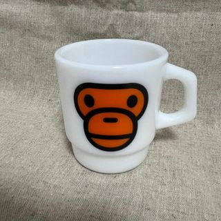 アベイシングエイプ(A BATHING APE)のBAPE x Fine King MILK GLASS マグカップ MILO(グラス/カップ)