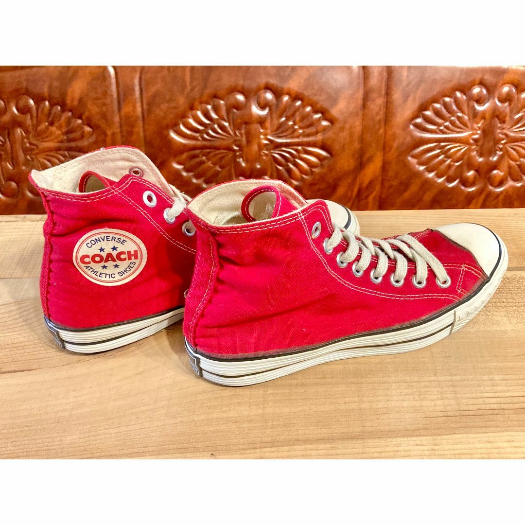 CONVERSE - ☆70s!USA!レア!コンバース コーチ 赤 デッド CONVERSE - ☆70s!USA!レア!コンバース コーチ 赤 デッド