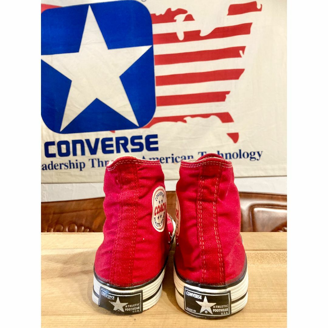 CONVERSE - ☆70s!USA!レア!コンバース コーチ 赤 デッド CONVERSE - ☆70s!USA!レア!コンバース コーチ 赤 デッド