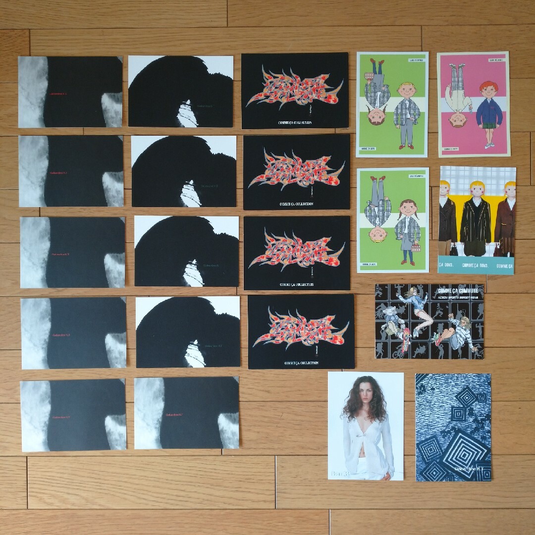 COMME CA DU MODE(コムサデモード)のコムサ  ポストカード   21枚 エンタメ/ホビーのコレクション(ノベルティグッズ)の商品写真
