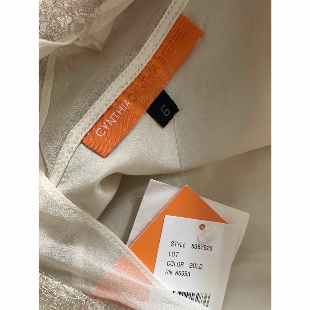 定価6万　オートクチュール　スパンコール　シルク　ワンピース レディースのフォーマル/ドレス(ミディアムドレス)の商品写真