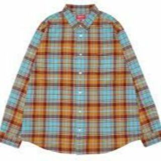 シュプリーム(Supreme)の新品　XL　Supreme Plaid Flannel Shirt rust(シャツ)