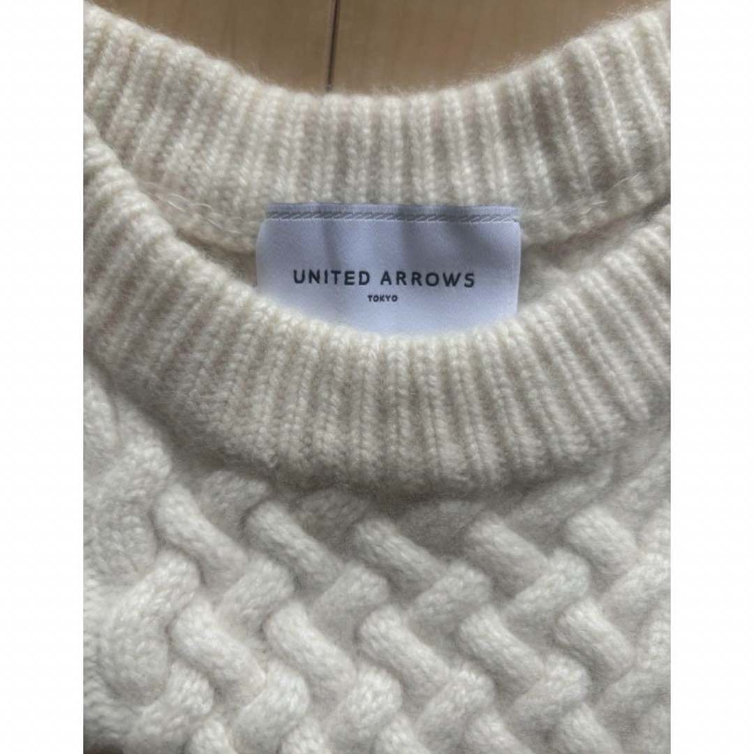 UNITED ARROWS(ユナイテッドアローズ)のユナイテッドアローズ  ケーブルニット セーター レディースのトップス(ニット/セーター)の商品写真