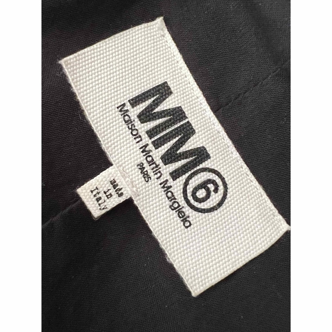 MM6(エムエムシックス)のMM6＊Maison Margiela＊メルトンコート＊黒 レディースのジャケット/アウター(ロングコート)の商品写真