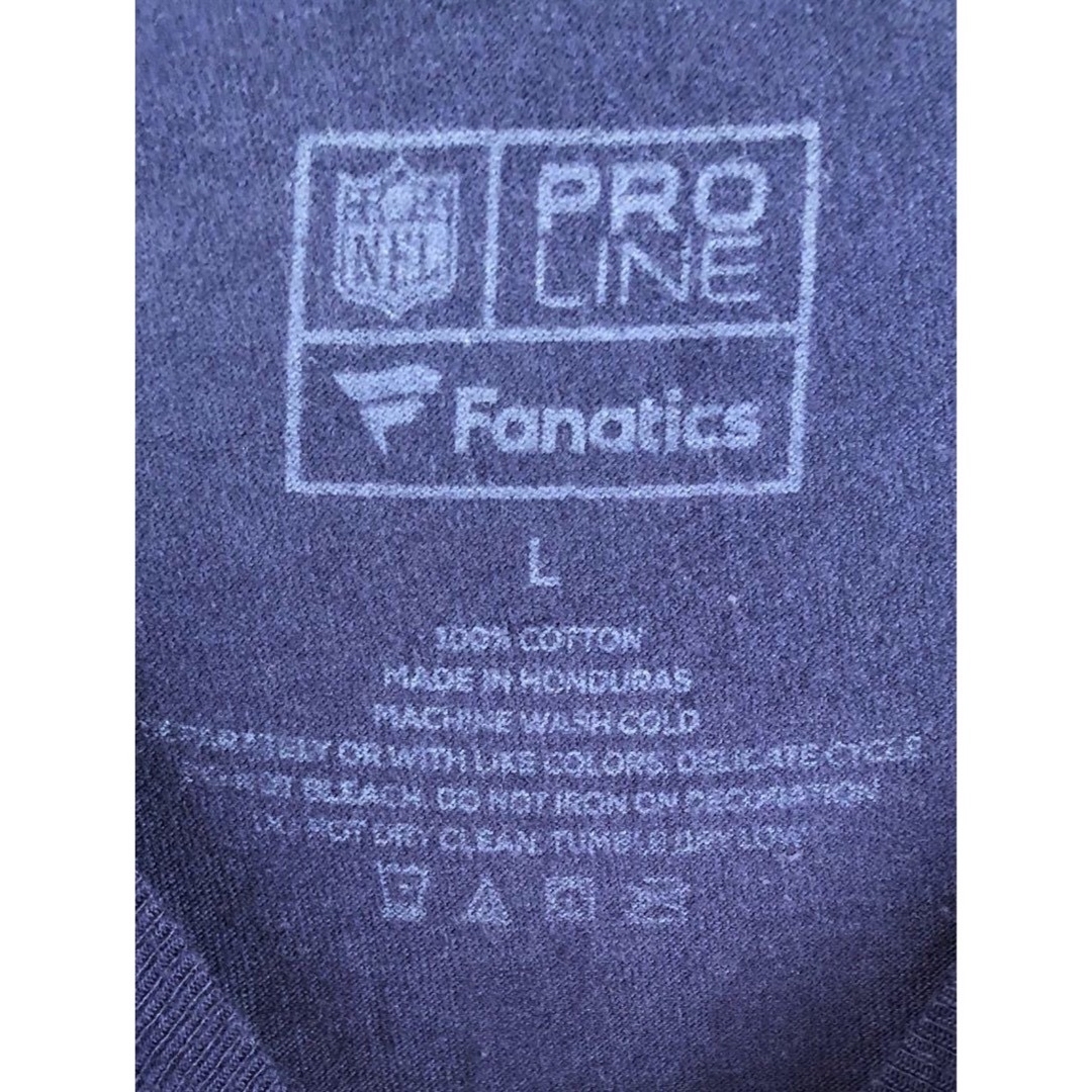 fanatic(ファナティック)のNFL　ペイトリオッツ　Michel　26　Tシャツ　L　ネイビー　USA古着 メンズのトップス(Tシャツ/カットソー(半袖/袖なし))の商品写真