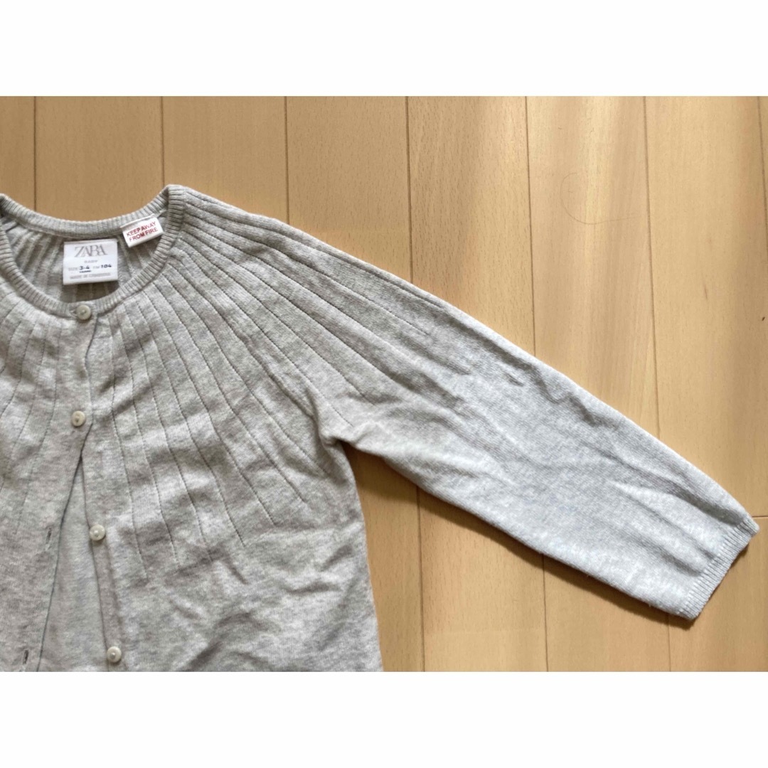 ZARA KIDS(ザラキッズ)のZARA キッズ　カーディガン キッズ/ベビー/マタニティのキッズ服女の子用(90cm~)(カーディガン)の商品写真