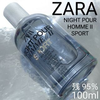 ザラ(ZARA)の【残量95％】ザラ ナイト プールオムⅡ スポーツ オードパルファム 100ml(香水(男性用))