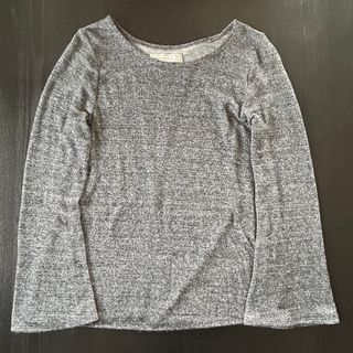 アバクロンビーアンドフィッチ(Abercrombie&Fitch)のAbercrombie&Fitch　長袖カットソー グレー(カットソー(長袖/七分))