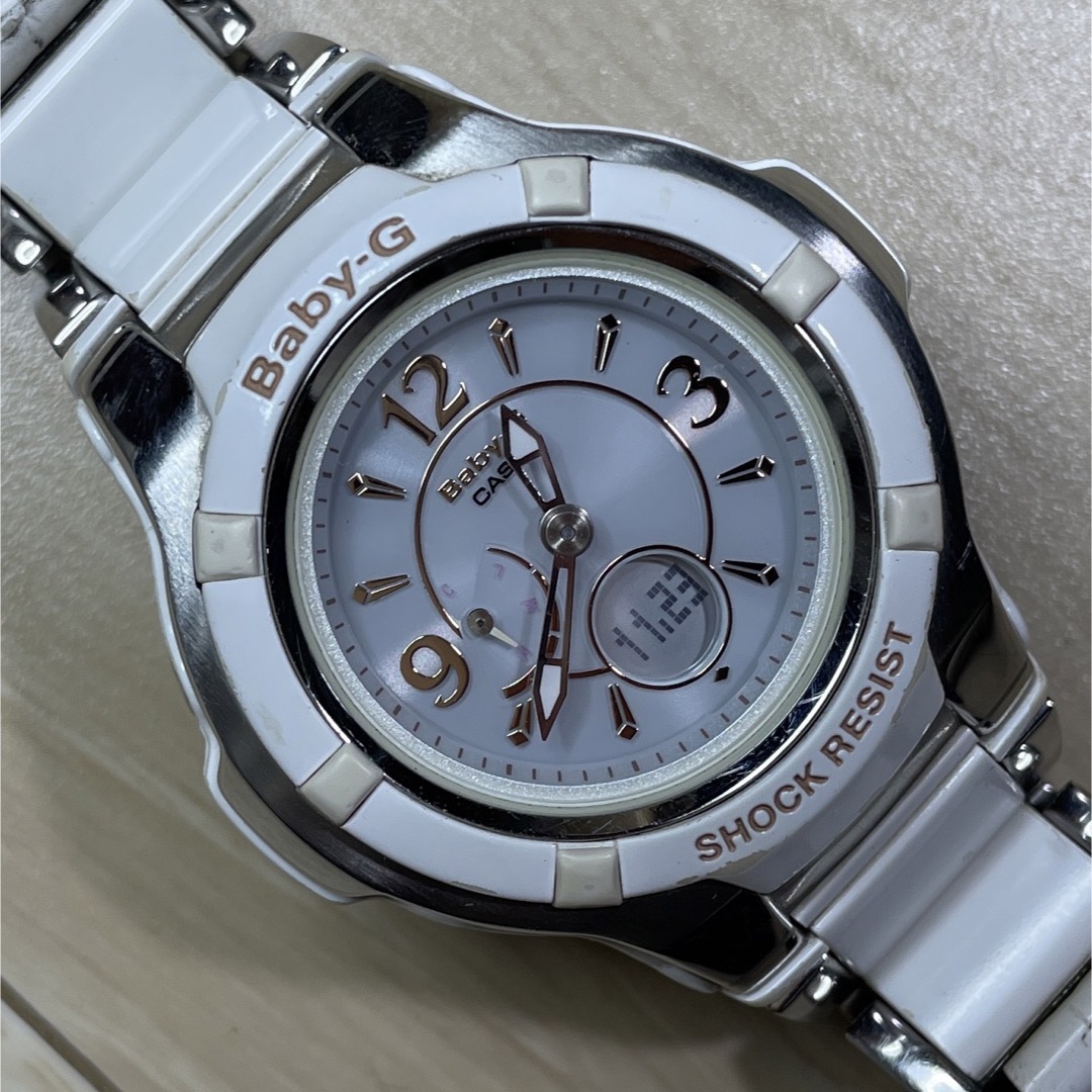 Baby-G - 【電波ソーラー】CASIO Baby-G ana-digiレディース 腕時計の ...