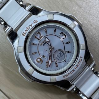 ベビージー(Baby-G)の【電波ソーラー】CASIO Baby-G ana-digiレディース 腕時計(腕時計)