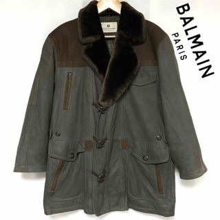 ピエールバルマン(Pierre Balmain)のPierre Balmain ムートン レザー コート M(レザージャケット)