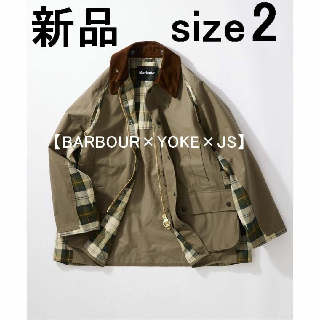 新品 別注 BARBOUR×YOKE×JS BROKEN BEAUFORT 黒2