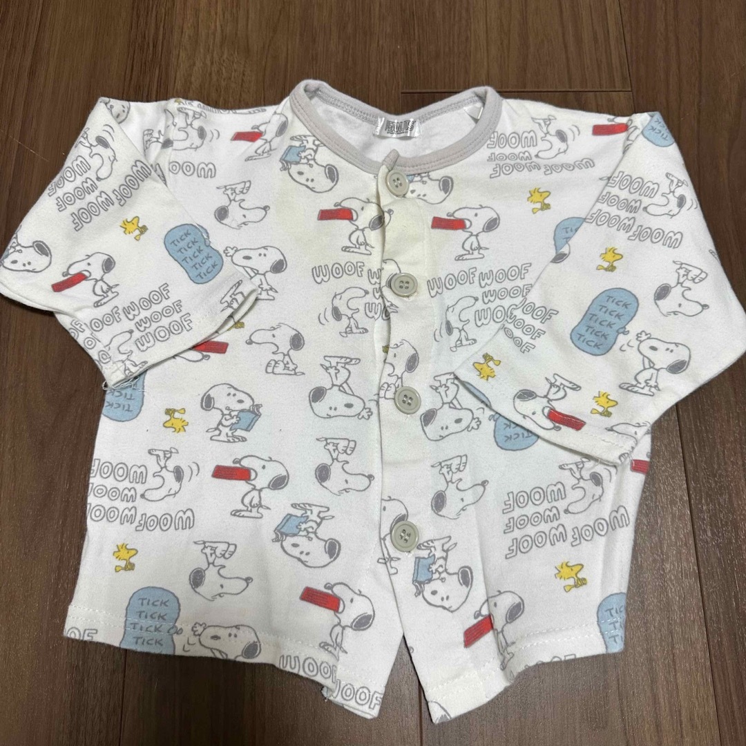 PEANUTS(ピーナッツ)のスヌーピー　パジャマ　80サイズ　PEANUTS  キッズ/ベビー/マタニティのキッズ服女の子用(90cm~)(パジャマ)の商品写真