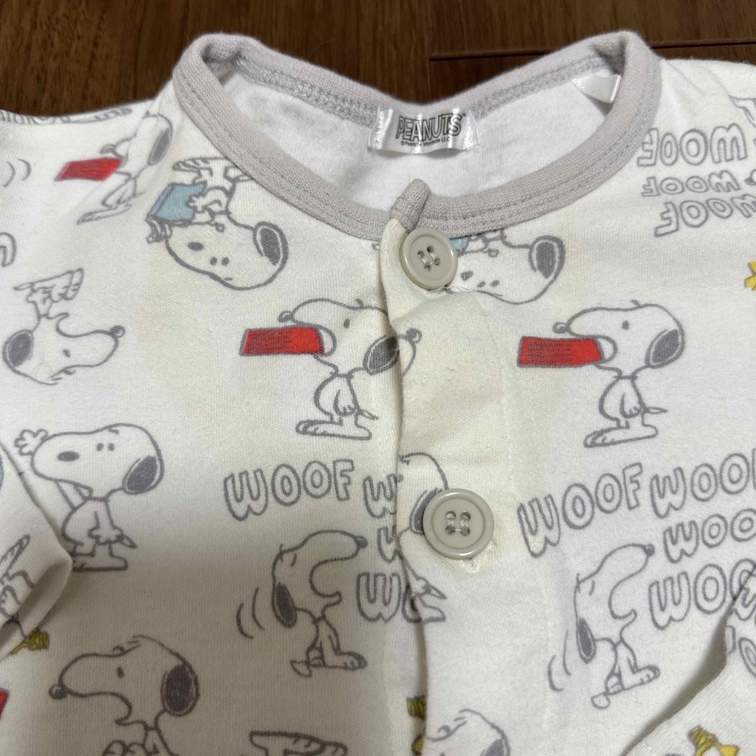 PEANUTS(ピーナッツ)のスヌーピー　パジャマ　80サイズ　PEANUTS  キッズ/ベビー/マタニティのキッズ服女の子用(90cm~)(パジャマ)の商品写真