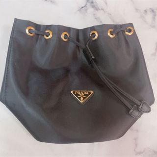 プラダ PRADA ポーチ 1NH545 アウトレット クラッチバック ブラック シルバー金具 NERO ギャランティカード有り 未使用品