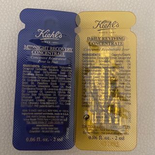 キールズ(Kiehl's)のKiehl's キールズ デイリー/ミッドナイトボタニカルコンセントレート(サンプル/トライアルキット)