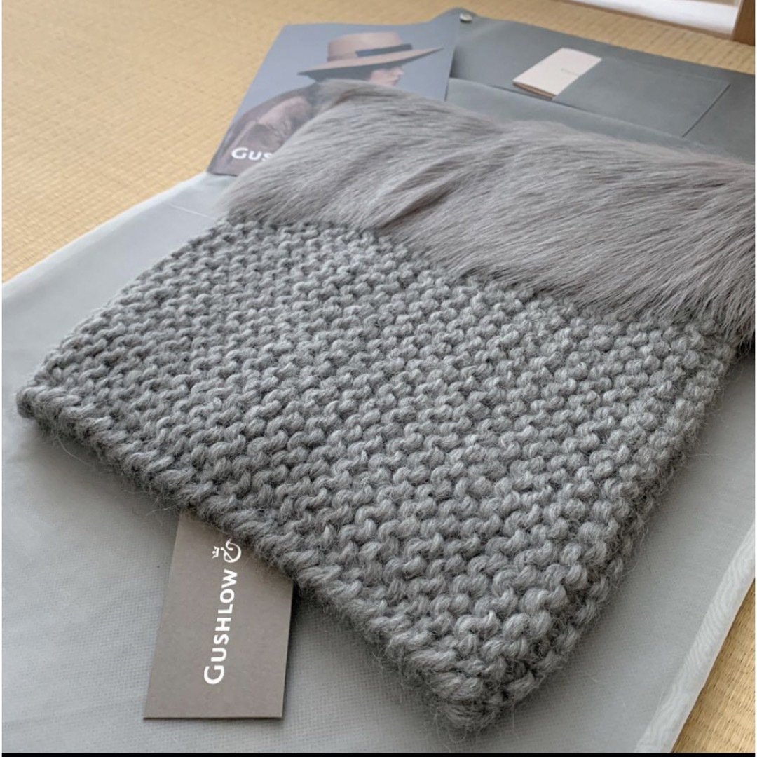 未使用・タグ付き】GUSHLOW&COLE ムートンスヌードの通販 by mm 未使用・タグ付き】GUSHLOW&COLE ムートンスヌードの通販 by mm