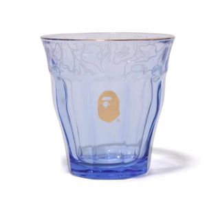 アベイシングエイプ(A BATHING APE)のBAPE NEON CAMO GLASS ネオン 迷彩 グラスコップ ブルー(グラス/カップ)