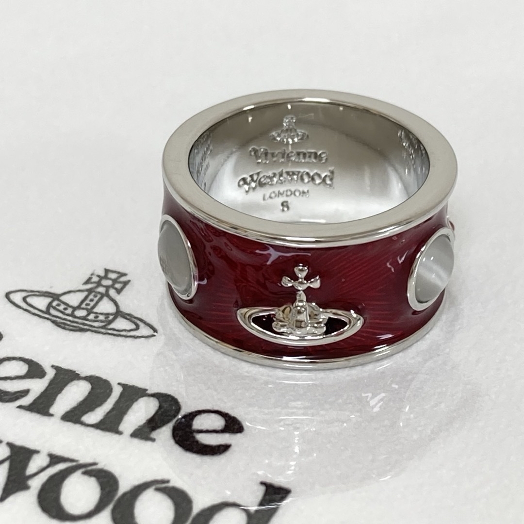 Vivienne Westwood(ヴィヴィアンウエストウッド)のヴィヴィアン　キングリング　ボルドー レディースのアクセサリー(リング(指輪))の商品写真