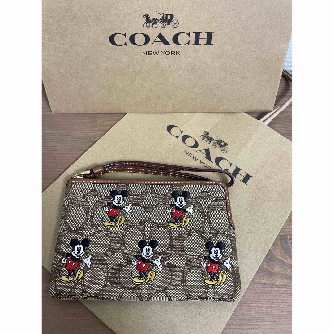 【新品・正規品】コーチ COACH ポーチ ディズニー コラボファッション小物