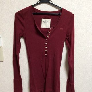 アバクロンビーアンドフィッチ(Abercrombie&Fitch)のアバクロ ヘンリーネックロンT(カットソー(長袖/七分))