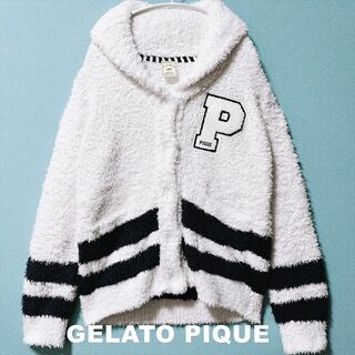 ジェラートピケ(gelato pique)の【GELATO PIQUE】ジェラート サガラ刺繍 ショールカーディガン(カーディガン)