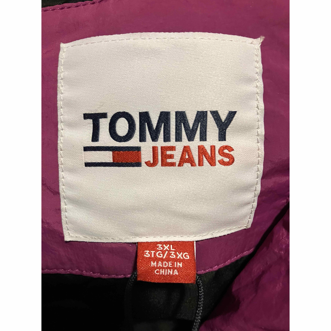 TOMMY JEANS(トミージーンズ)のTOMMY JEANS ダウンジャケット 超超大きいsize3XL ピンク メンズのジャケット/アウター(ダウンジャケット)の商品写真