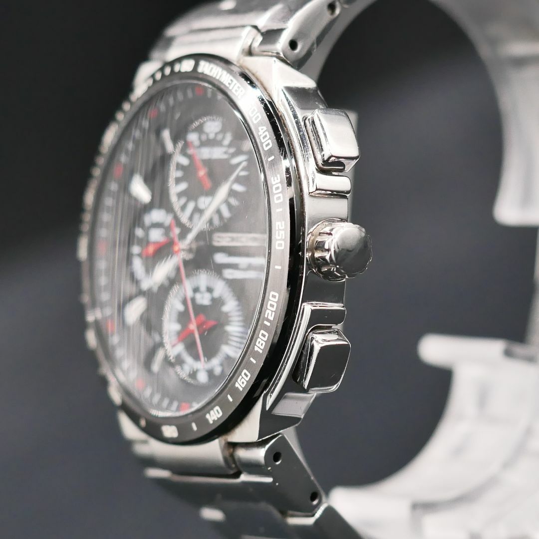 SEIKO - SEIKO 7T92-0KG0 メンズ クロノグラフ 腕時計 黒文字盤 SEIKO - SEIKO 7T92-0KG0 メンズ クロノグラフ 腕時計 黒文字盤