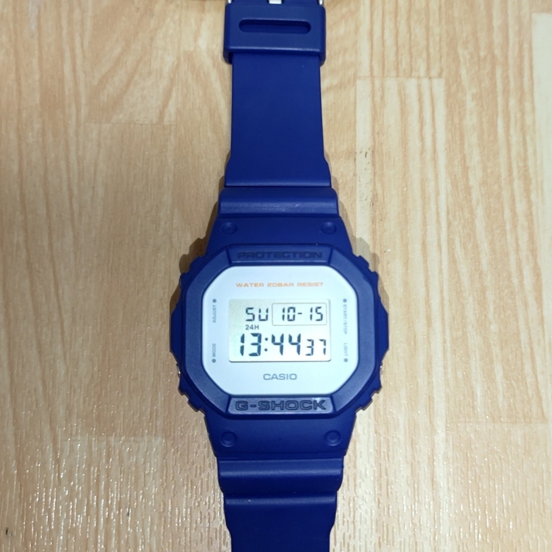 G-SHOCK - CASIO G-SHOCK DW-5600M-2JFネイビーブルー 良品の通販 by