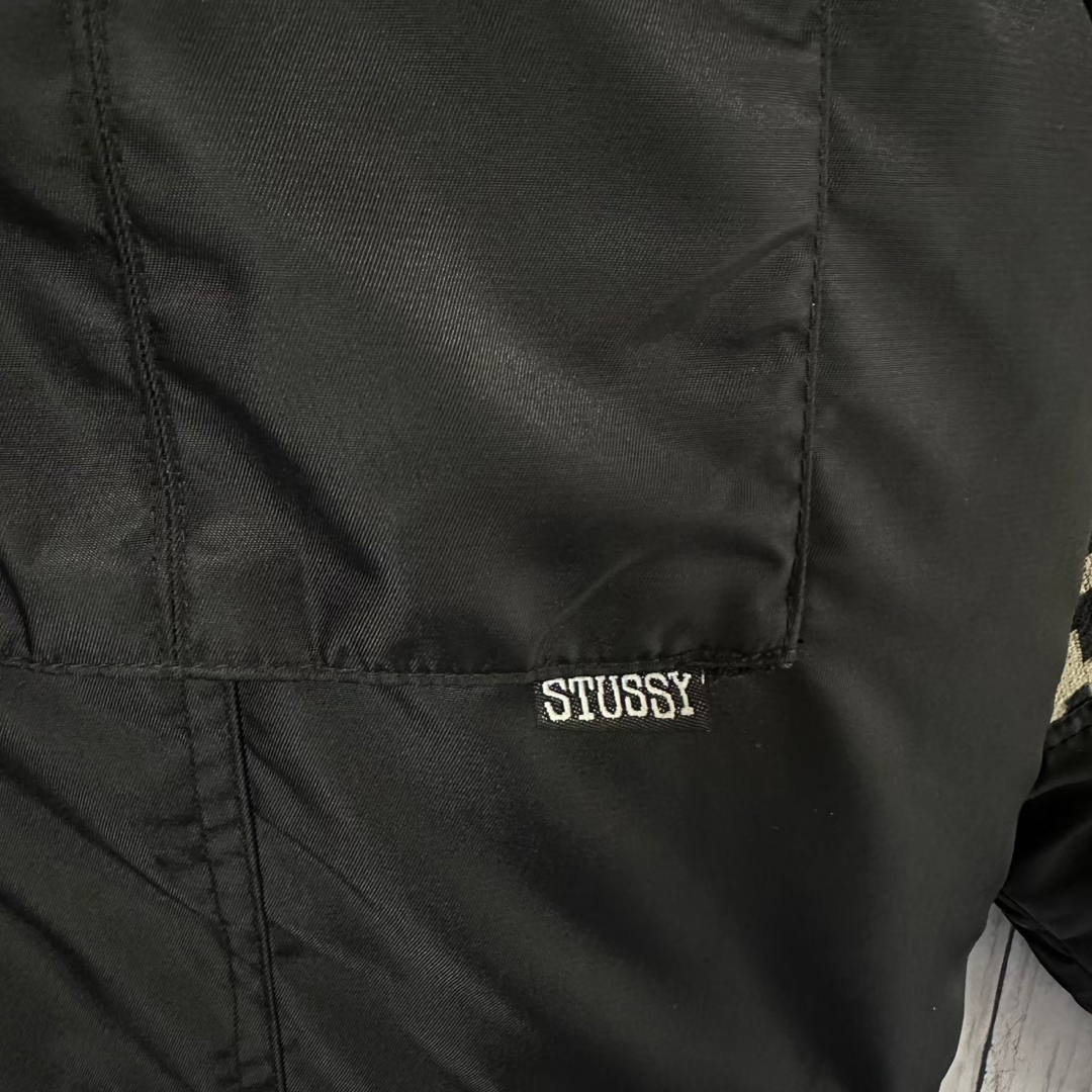 STUSSY(ステューシー)のstussy ステューシー ダウンジャケット ネイティブ フェイクファー 90s メンズのジャケット/アウター(ダウンジャケット)の商品写真