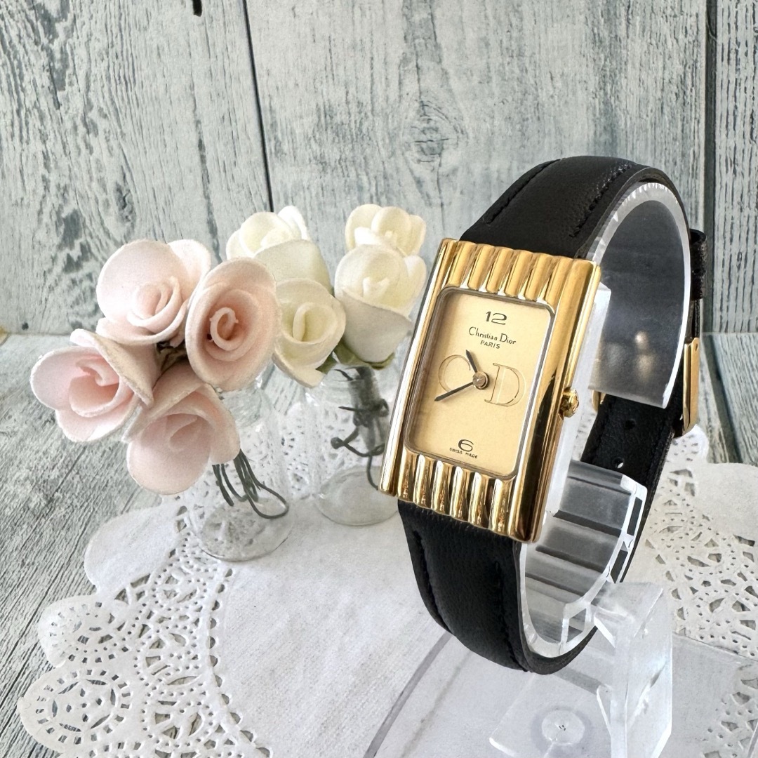 価格が安い 【希少】Christian Dior ディオール 腕時計 レクタンギュラ ...