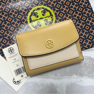 トリーバーチ(Tory Burch)の人気★トリーバーチ ロビンソン ミニウォレット ミニ財布 レザー イエロー(財布)