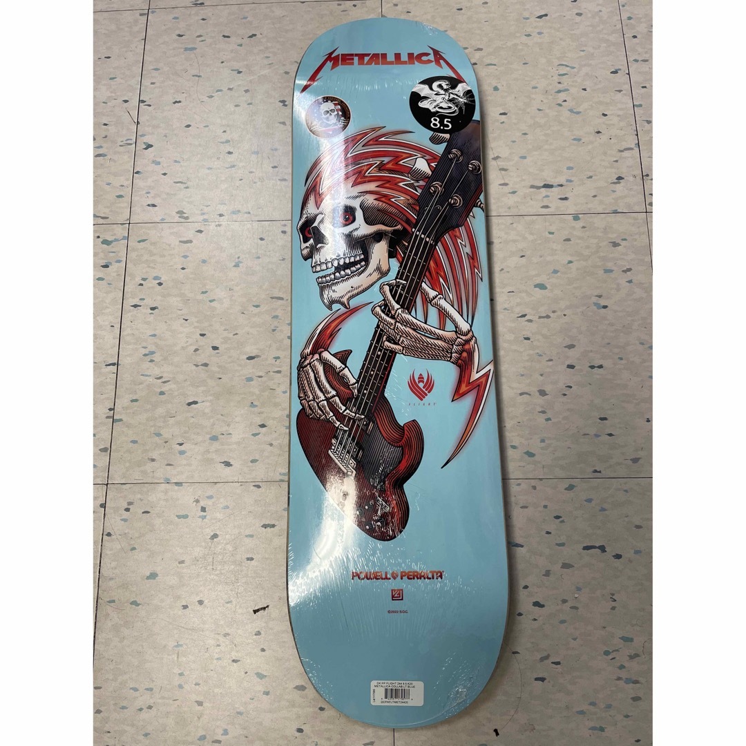 POWELL FLIGHT LIGHT  METALLICA  DECK 8.5