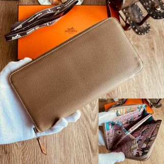 ✨海外輸入✨値下げ不可⚠️HERMES エルメス アザップ シルクイン 長財布