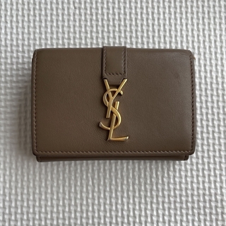 イヴサンローラン(Yves Saint Laurent)のサンローラン　三つ折り財布　ミニ財布(財布)