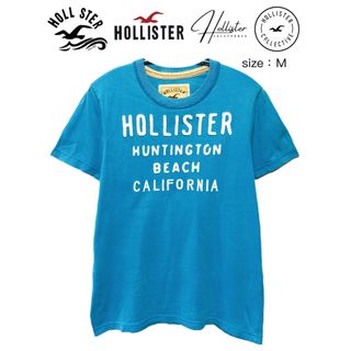 ホリスター(Hollister)のHOLLISTER　ホリスター　Tシャツ　M　ライトブルー　USA古着(Tシャツ/カットソー(半袖/袖なし))