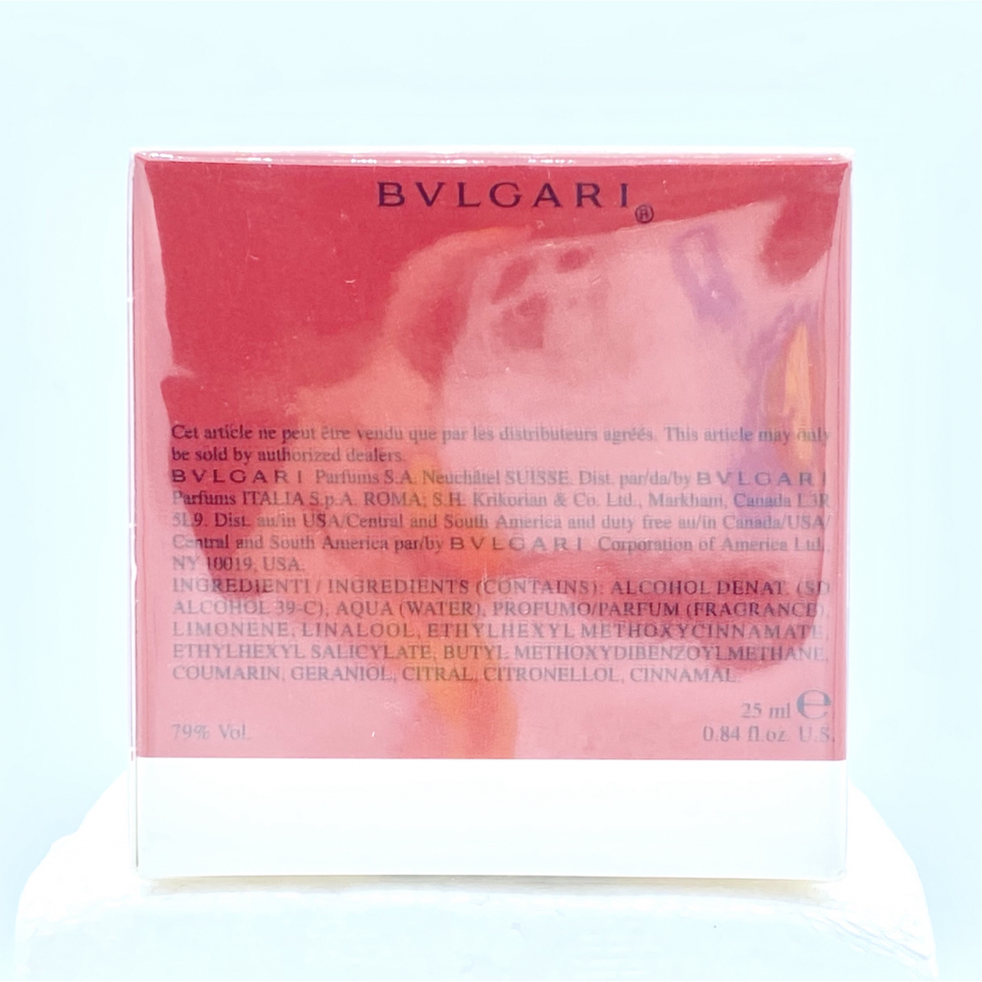 BVLGARI(ブルガリ)の未使用☆BVLGARI ブルガリ 香水 オパフメ オーテルルージュ 25ml コスメ/美容の香水(香水(女性用))の商品写真