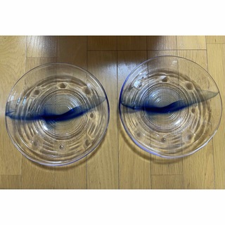 サントリー(サントリー)の金麦 大皿　皿 夏皿 ガラス製　大皿 2枚セット　非売品　ノベルティ(食器)