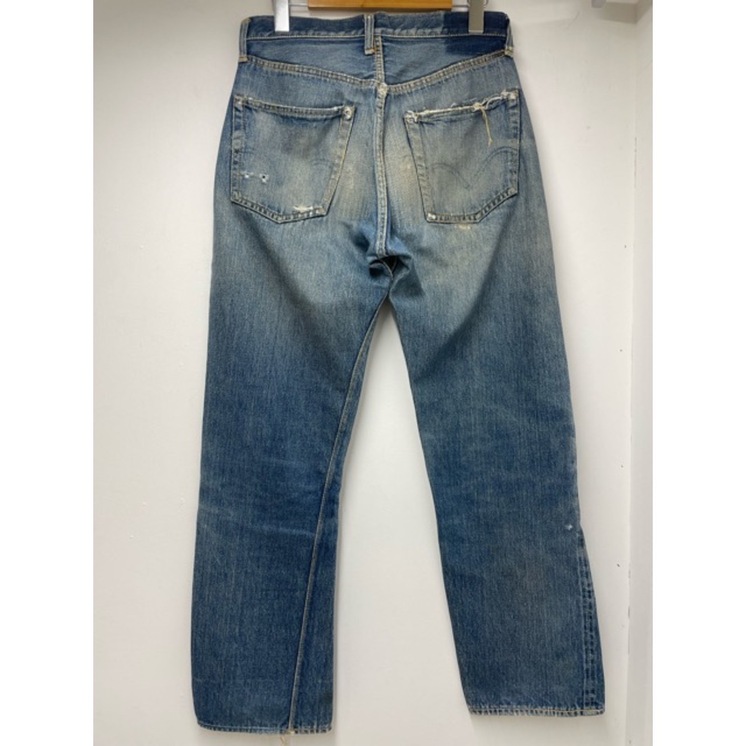 Levi's リーバイス 50s 501XX BIG-E 両面均等V 刻印無し 紙パッチギャラ有り オフセット デニムパンツ インディゴブルー