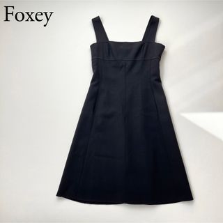 美品✽FOXEY フォクシー 総カシミヤ上品ワンピース