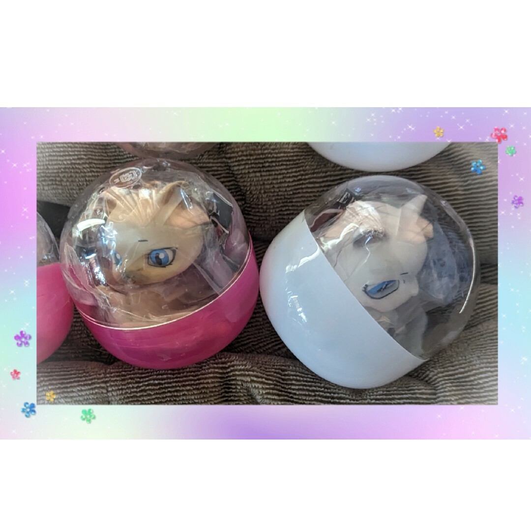 CAPSULE DOLL  カプセルドール シャム & 白 エンタメ/ホビーのおもちゃ/ぬいぐるみ(キャラクターグッズ)の商品写真