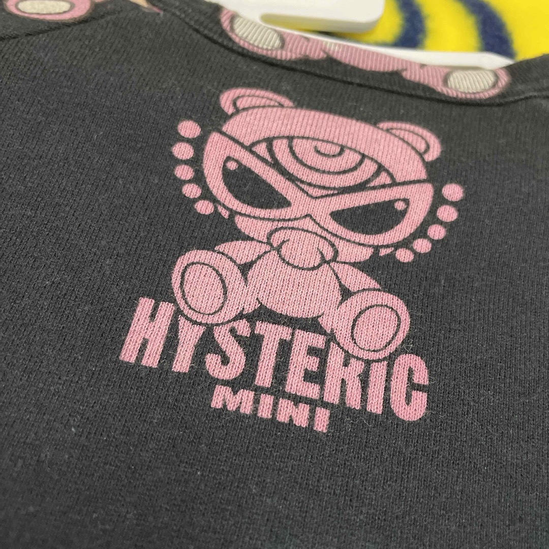 HYSTERIC MINI(ヒステリックミニ)の【中古】南京錠テディ🧸トレーナー(90)🎀 キッズ/ベビー/マタニティのキッズ服女の子用(90cm~)(Tシャツ/カットソー)の商品写真