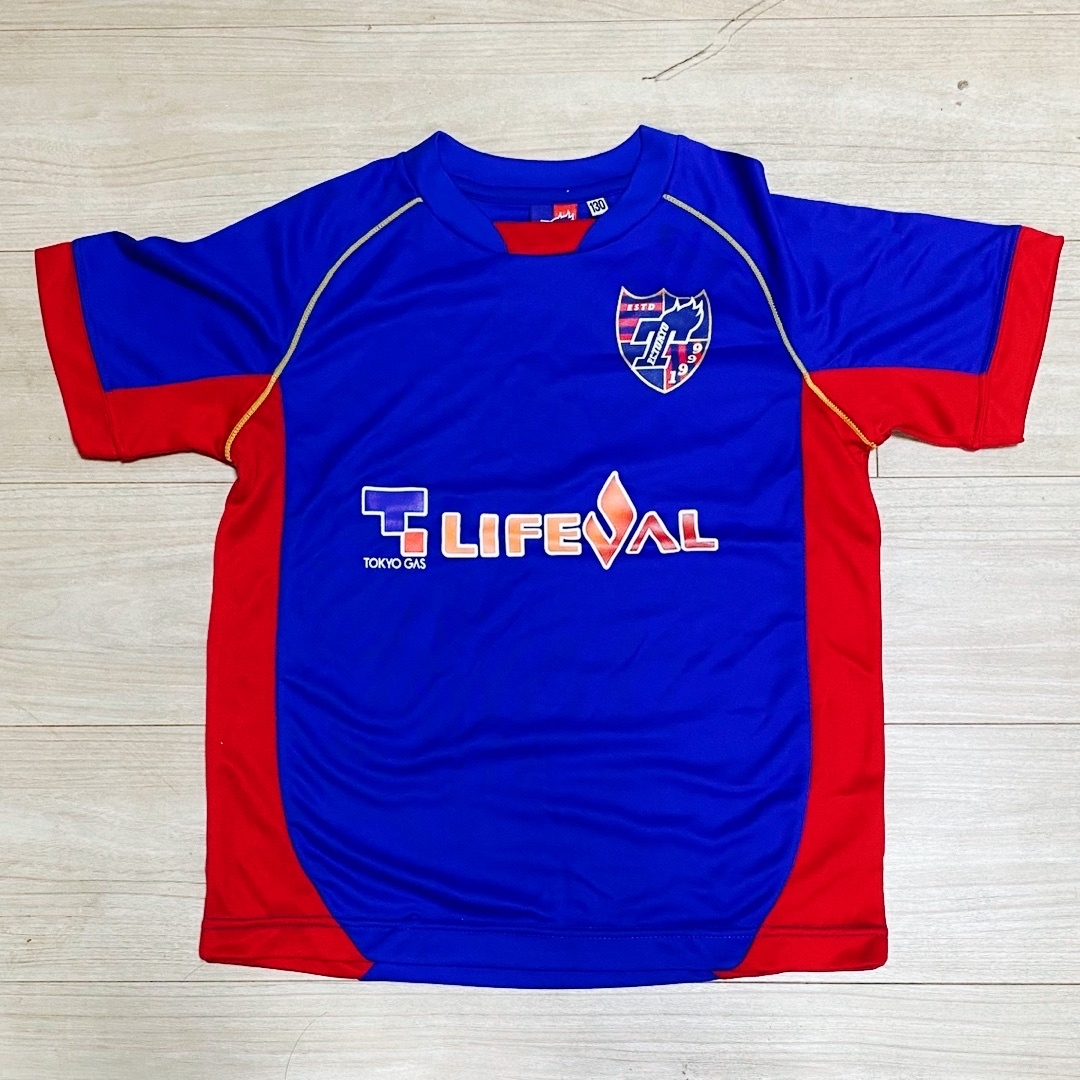 【キッズ】FC Tokyo 応援ユニフォーム130cm スポーツ/アウトドアのサッカー/フットサル(応援グッズ)の商品写真