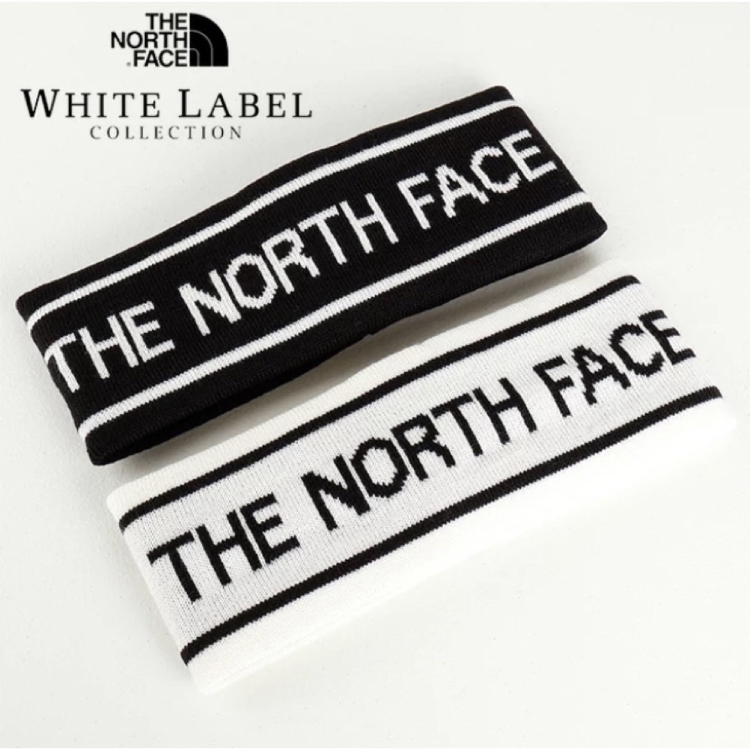 THE NORTH FACE(ザノースフェイス)の韓国ノースフェイスホワイトレーベルニットヘッドバンドヘアバンド白NE3RP50 レディースのヘアアクセサリー(ヘアバンド)の商品写真