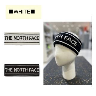 ザノースフェイス(THE NORTH FACE)の韓国ノースフェイスホワイトレーベルニットヘッドバンドヘアバンド白NE3RP50(ヘアバンド)